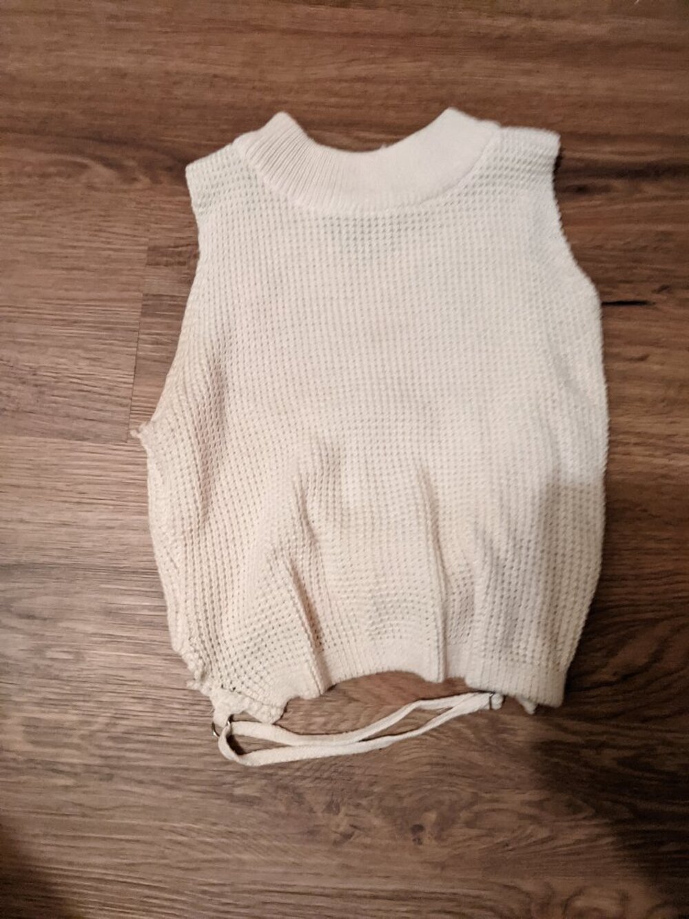 'Lulus Cream Sweater Vest